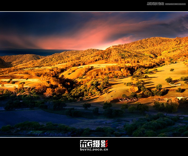 Photoshop给平凡的风光片调出丰富层次感色调