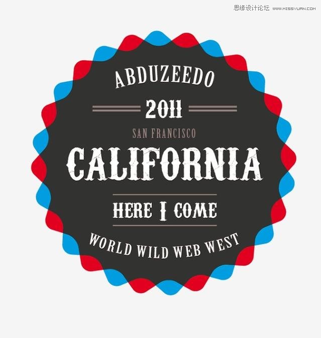 Photoshop结合AI设计复古的勋章教程