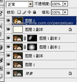 Photosop给沙发美女调出阳光照射暖色调
