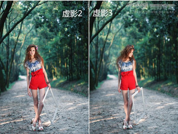 Photoshop制作多重人像影子后期技巧