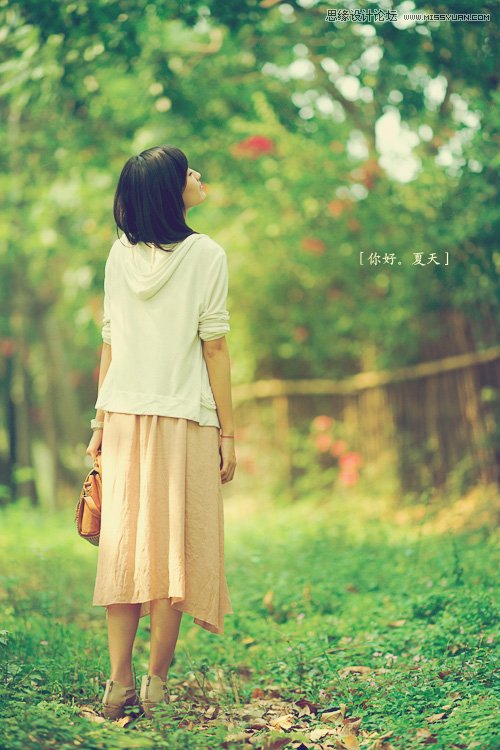 Photoshop调出夏日外景柔和日系色调