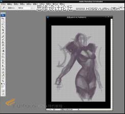 Photoshop鼠绘超酷的紫色魔法女巫