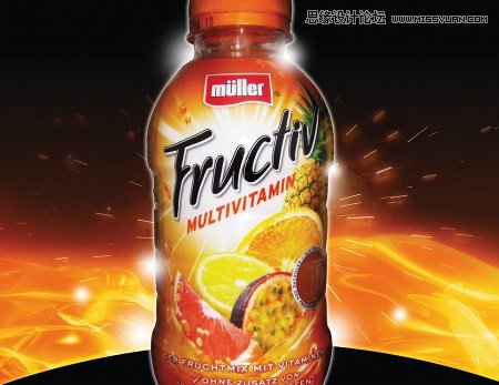 Photoshop设计绚丽的饮料宣传海报