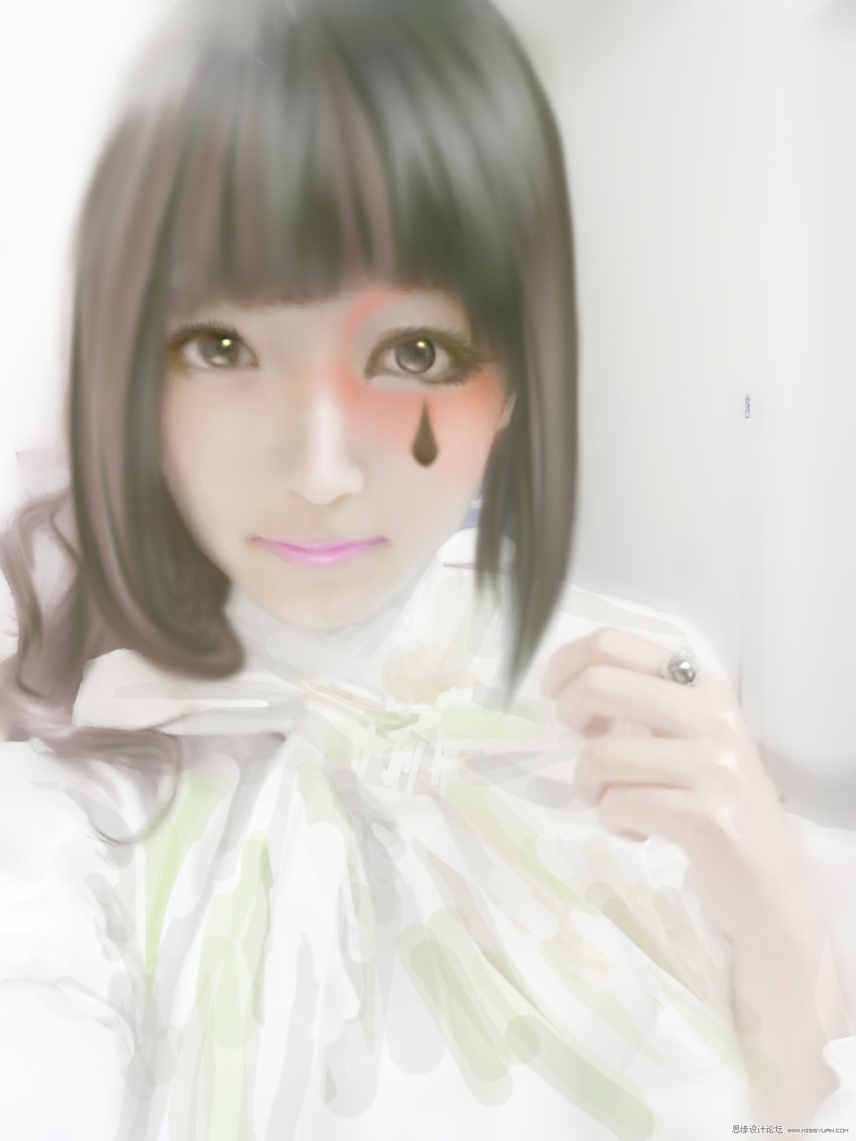 Photoshop把照片转成日式卡通动漫效果