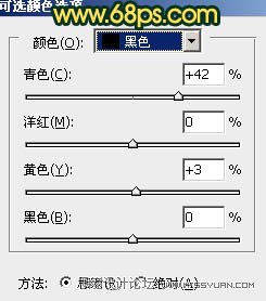 Photoshop打造柔柔的暗调橙绿色人物