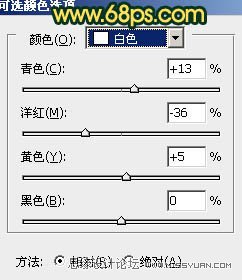 Photoshop打造柔柔的暗调橙绿色人物
