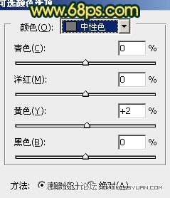 Photoshop打造柔柔的暗调橙绿色人物