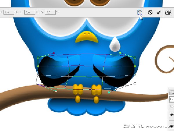 Photoshop绘制漂亮的Twitter小鸟教程