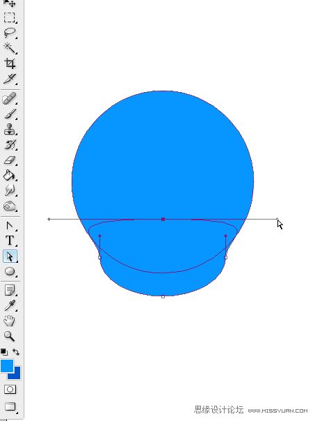 Photoshop绘制漂亮的Twitter小鸟教程