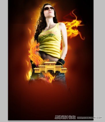 Photoshop设计光线效果的音乐海报教程