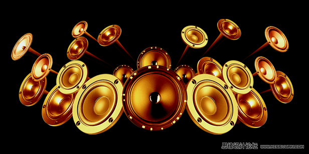 Photoshop设计光线效果的音乐海报教程