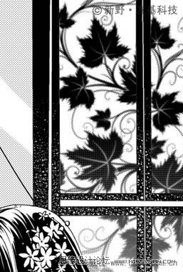 Photoshop鼠绘精细的黑白古典人物插画