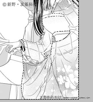 Photoshop鼠绘精细的黑白古典人物插画