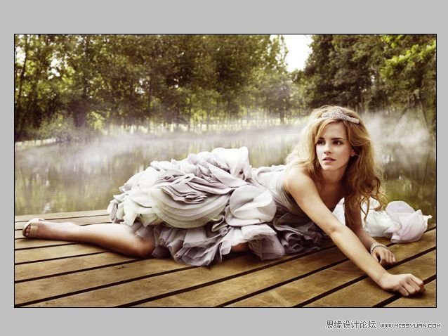 Photoshop调出人物照片高对比度清晰色调