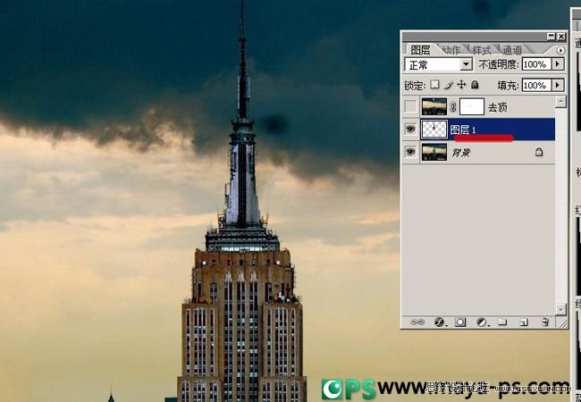 Photoshop合成流星撞击地球震撼场景