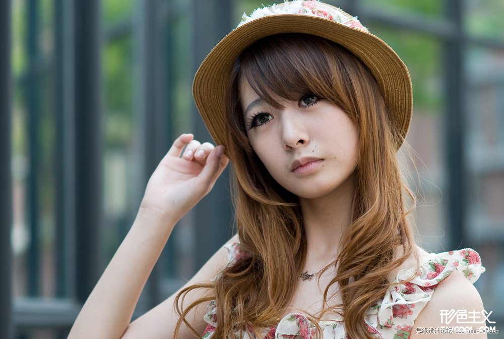 Photoshop调出美女照片清新的绿色调