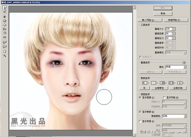 Photoshop调出美女水嫩质感的妆艳效果