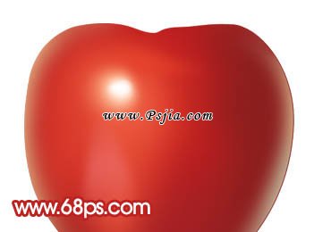 Photoshop绘制逼真的红富士苹果